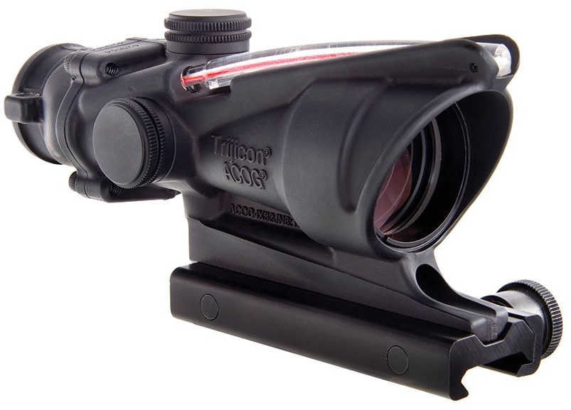 Trijicon ACOG 4x32 BAC Red Chevron Reticle 5.56 / .223 BDC